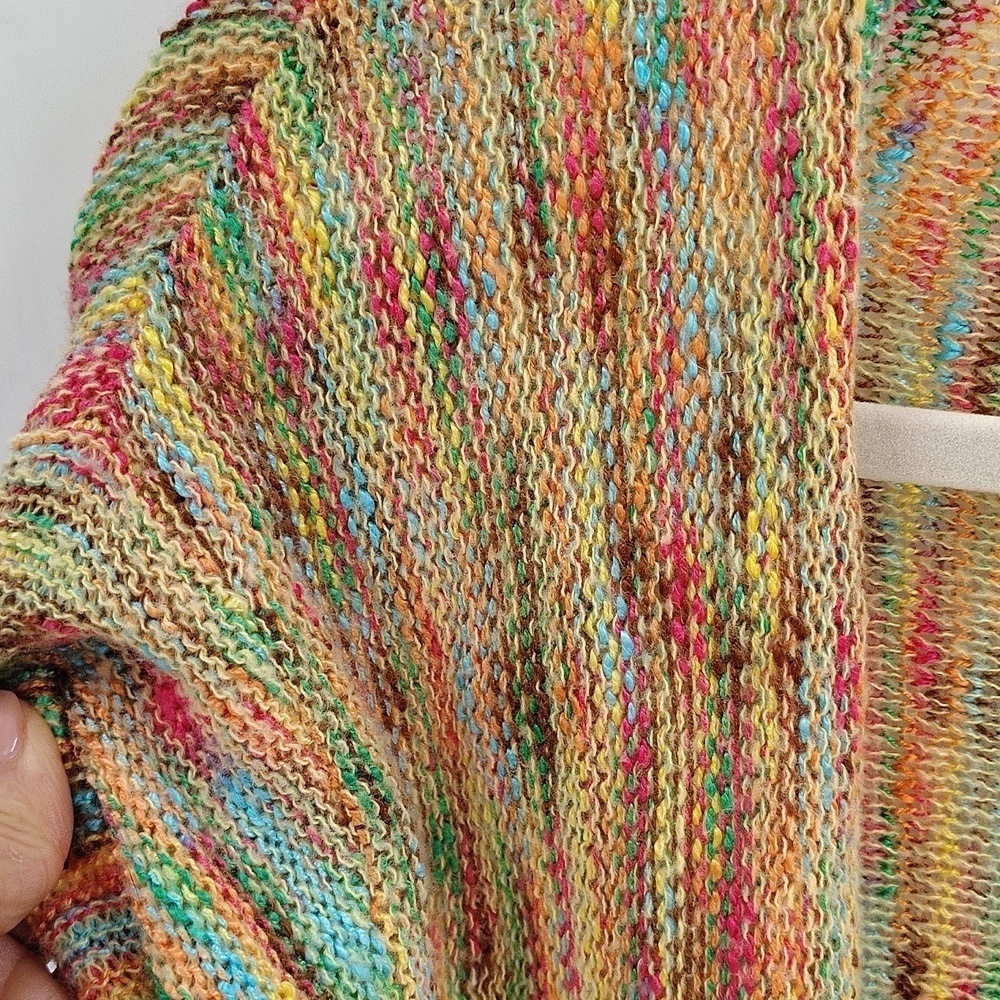 BLAKELEY sweater duster size OS goes with everything multicolor with pockets - Picture 4 of 9